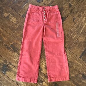 American Eagle Wide Leg Crop Pants. NWT Size 4 Regular